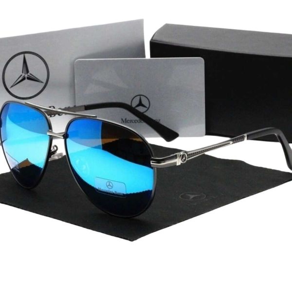

sunglasses designer fashion luxury mercedes benz for women men new mercedes sunglasses fashionable large frame men's high-definition po, White;black
