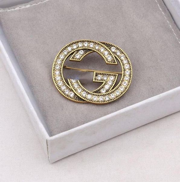 

23ss fashions brand designers g letter brooches 18k gold plated brooch suit pin small sweet wind jewelry accessories wedding party2981801, Gray