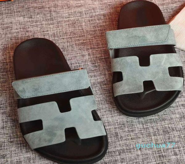 

luxury chypre slippers calfskin functional wind sandals with adjustable loop design simple and smooth size 3540 20222063214, Black