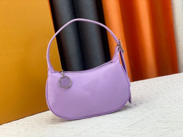 

luxury design mini moon pochette embossed underarm chain bag circle handbag fashion shoulder bags crossbody with the strap monograms emprein