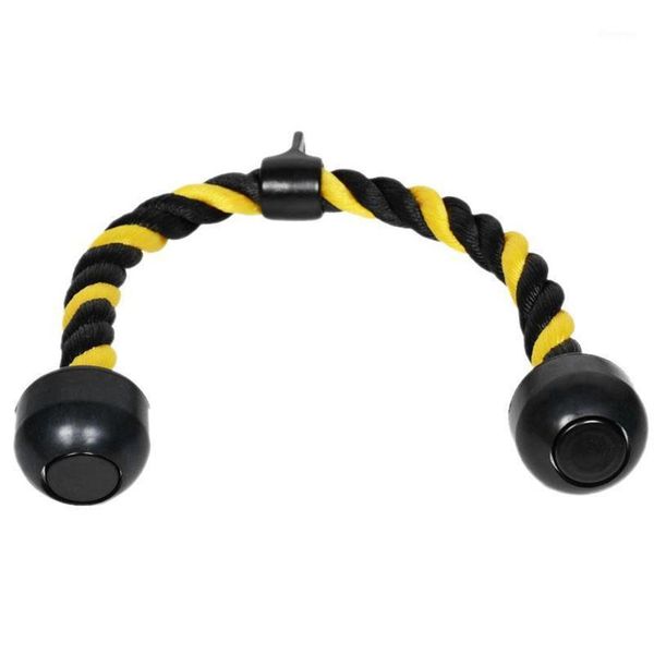 

triceps pull down rope biceps training push rope home gym fitness exercise equipment yellow tricep pulldown1223x