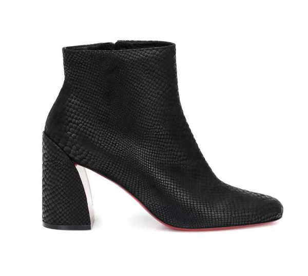 

perfect women's boot ankle boots shoes 85mm turela style black genuine leather patent,luxury designer shoe for women winter fashion boo