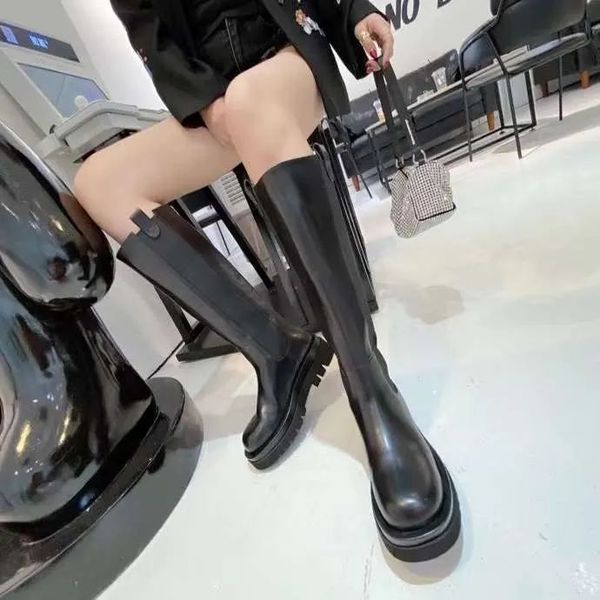 

brand designer square toe women's rain boots thick heel thick sole ankle boots women's rubber boots001