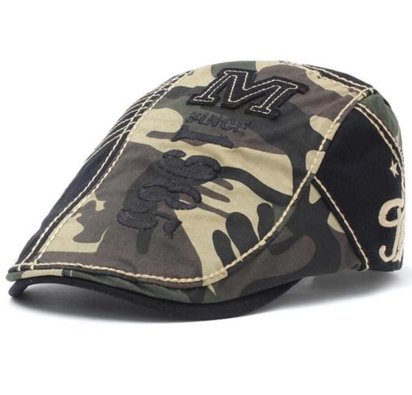 

cotton flat cap duckbill hat newsboy ivy cabbie drving hat hunting golf men women adjustable gatsby fashion camouflage 1985 embroi5468095, Blue;gray