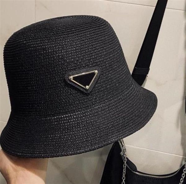 

womens wide brim hats fashion 2022 summer ladies straw hat sun protection beach bucket hat garden styles designer caps women resor3641241, Blue;gray