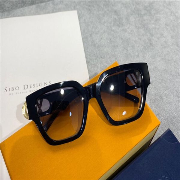 

1479 fashion summer style gradient lens sunglasses uv 400 protection for men and women vintage square plank frame come243v, White;black