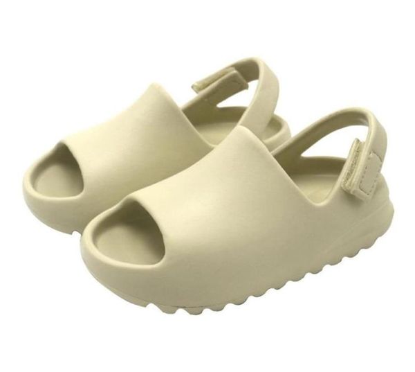 

sandals baby toddler kids adults slipon fashion boys girls beach summer slides bone resinchildren lightweight water shoes8421420, Black