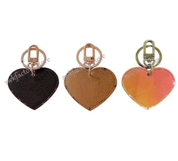 

womenkeychain heart key ring cute pu chain bag charm boutique car holder design keyring accessories 9 colors2517180, Silver