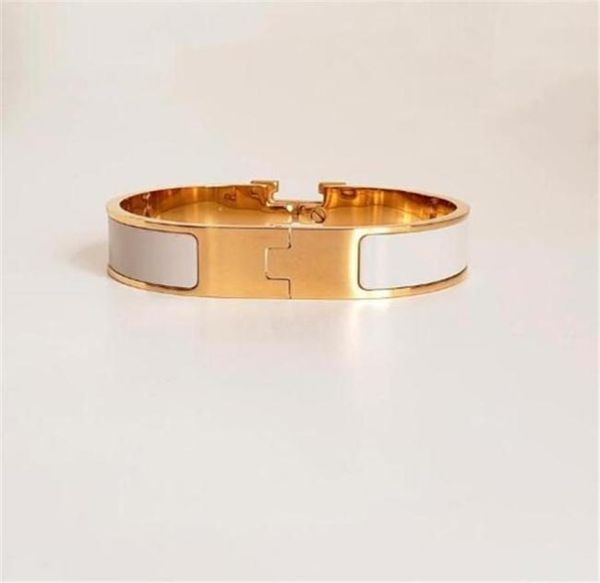 

enamel rainbow bracelets woman cuff fashion luxury bracelet for man womens french designer bracelets jewelry52302089970471, White