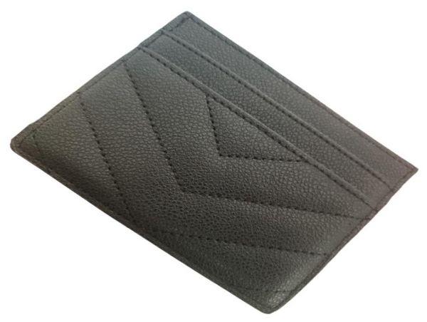 

luxury designer caviar card holder genuine leather purse fashion y womens purses mens key ring credit cards wallet bag travel docu3646408, Brown;gray