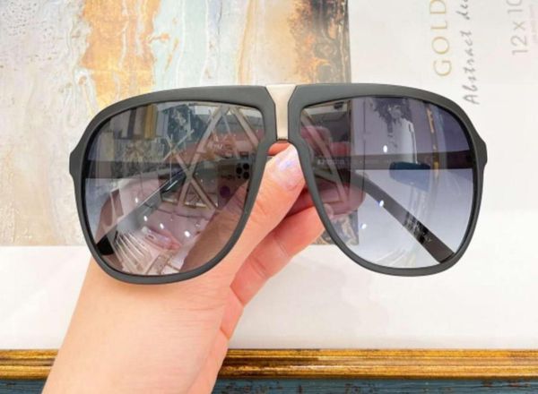 

matte black pilot sunglasses 8618 grey palladium frames gray 64mm occhiali da sole sonnenbrille mens fashion sun glasses with bo1363177, White;black