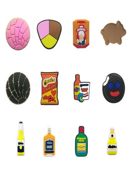 

wholesale mexican shoe charms parts accessories buckle buttons pins wristband bracelet decoration kids teen adulty party gifts7533308, White;pink