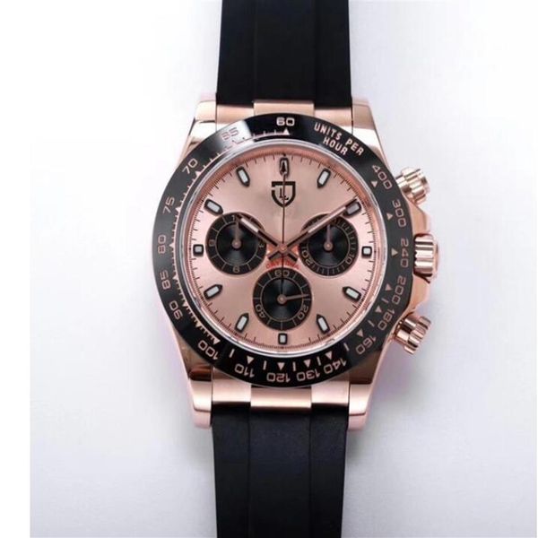 

find similar watches for men chronograph automatic cal 4130 watch men's mother of pearl meteorite 116518 steel sport valjoux 346s, Slivery;brown
