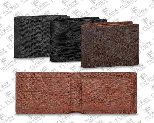 

designer luxury fashion casual marco wallet coin purse key pouch 5a m62288 m62289 m63334 n63336 credit car6860904, Red;black