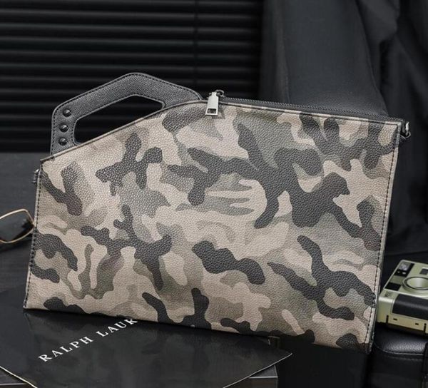 

factory whole men leather shoulder bags retro mad horse pu leather handbag individual ancient rivet punk mens wrist bag trend 81634353524