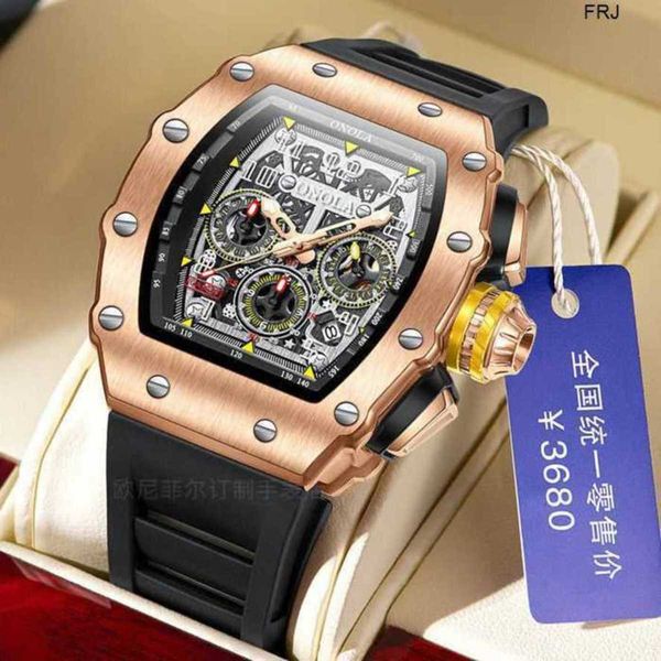 

designer richads mile watches double torque flywheelrichads titanium hollow wristwatch waterproof rm113 miller fully automatic mechanical wa, Slivery;black