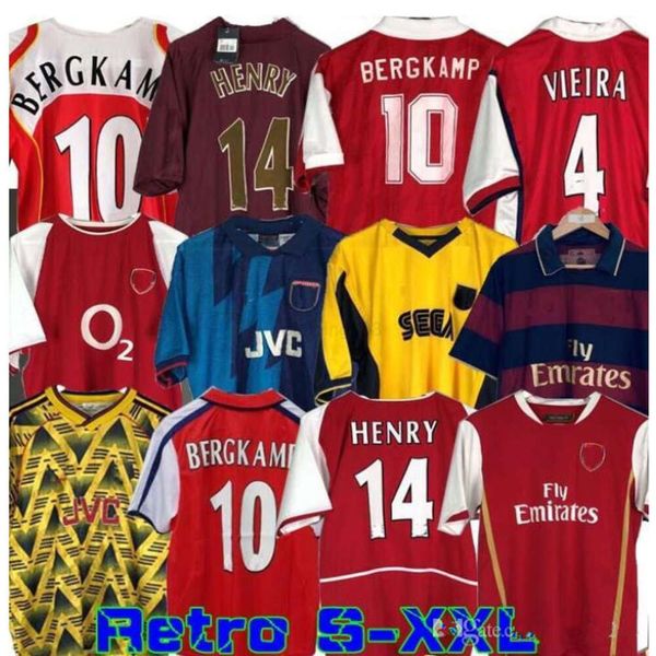 

highbury 86 88 football shirt jersey soccer pires henry reyes 2002 04 retro jersey 2005 06 98 99 bergkamp 94 95 adams persie 96 97 gall, Gray