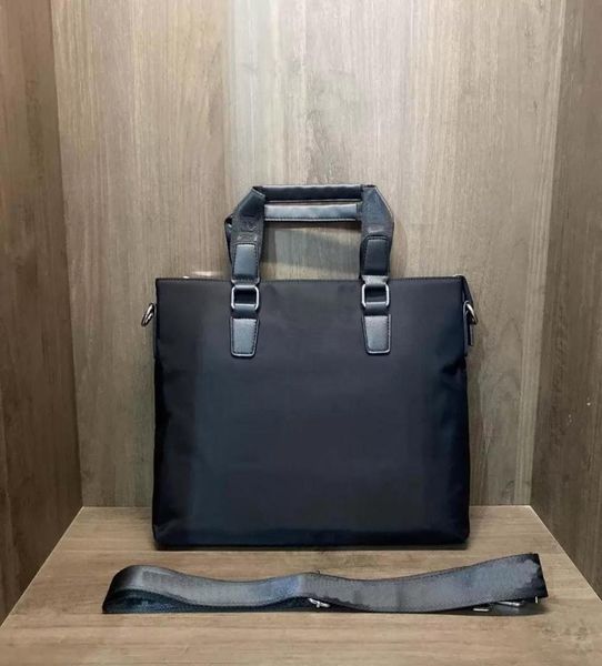 

4 styles men039s briefcase shoulder business bag casual messenger handbags nylon retro travel bags black and blue hqp2627597635