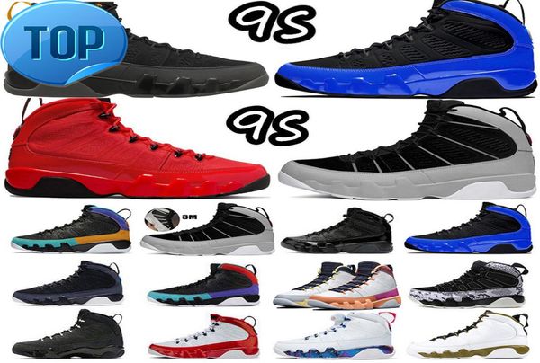 

2022 new particle grey 9 9s mens basketball shoes sneakers change the world university gold gym chile red racer blue anthracite sp5454684, Black