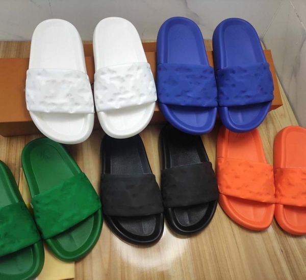 

designer slipper slides luxury women sandal brand slide men slippers lady flip flop design casual shoes sneakers7448466, Black