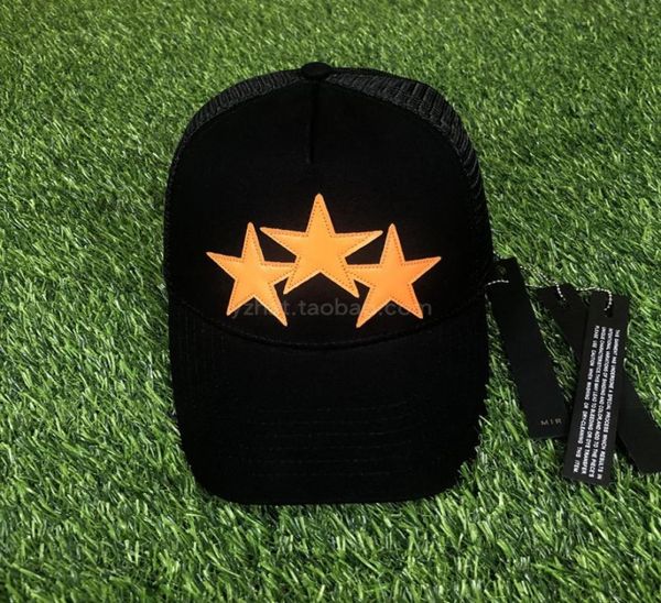 

latest colors 3 stars ball caps luxury designers hat fashion trucker cap 860417, Blue;gray