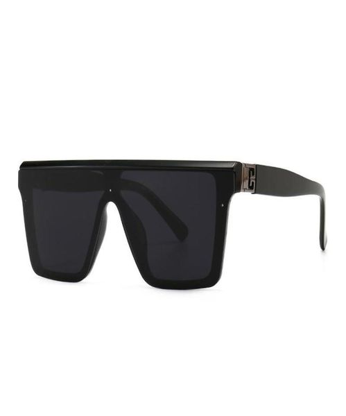 

sunglasses vintage luxury designer brand fashion oversized square women men trendy big frame flat sun glasses shades uv4002469413, White;black