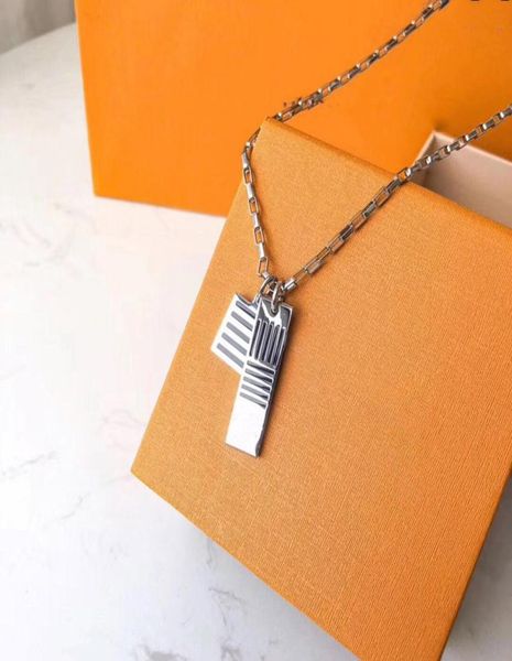 

2021 luxury designer fashion pendant necklaces men039s and women039s necklace jewelry gift supply9917470, Silver