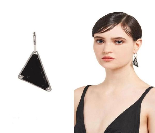 

new style triangle geometric letter earrings european and american exaggerated simple personality niche earrings wild temperament 2819393, Silver