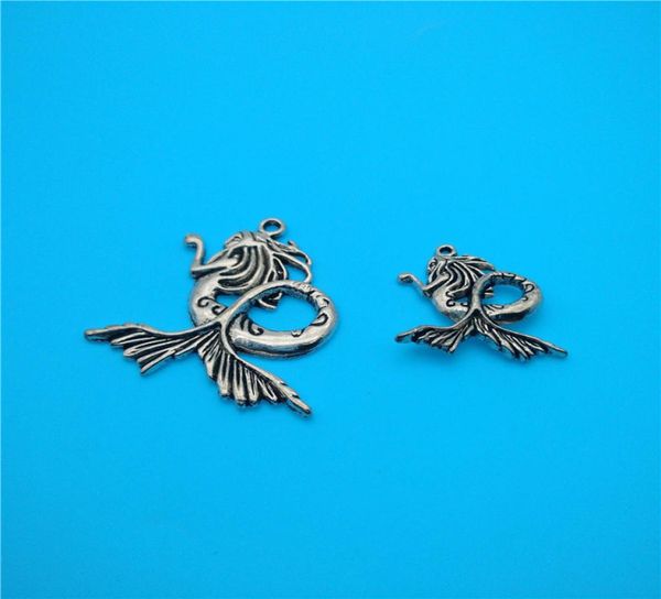 

mixed tibetan silver mermaid charms pendants jewelry making bracelet necklace fashion popular jewelry findings components accessor3783822, Bronze;silver