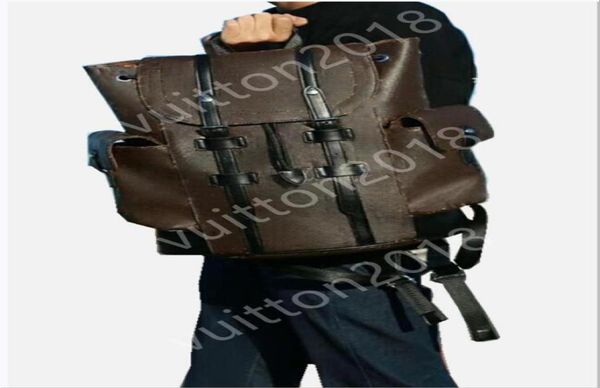 

women school backpacks classic men leather backpack duffel bags man satchel shoulder bag lady handbags9130721, Red;black