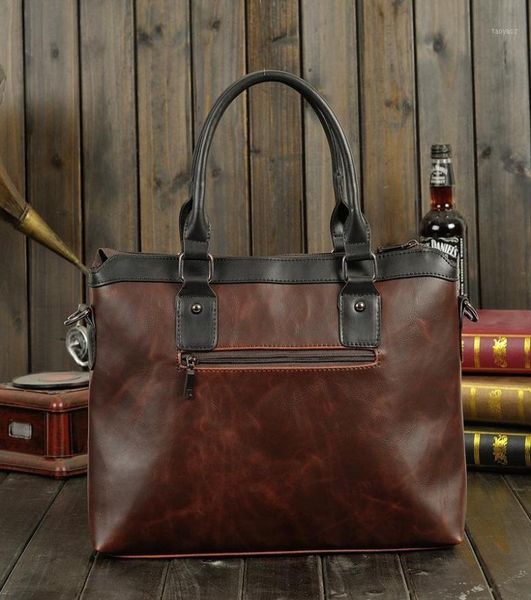 

2020 summer men039s messenger bag horizontal section portable crossbody bags casual crazy horse leather business bag12162856