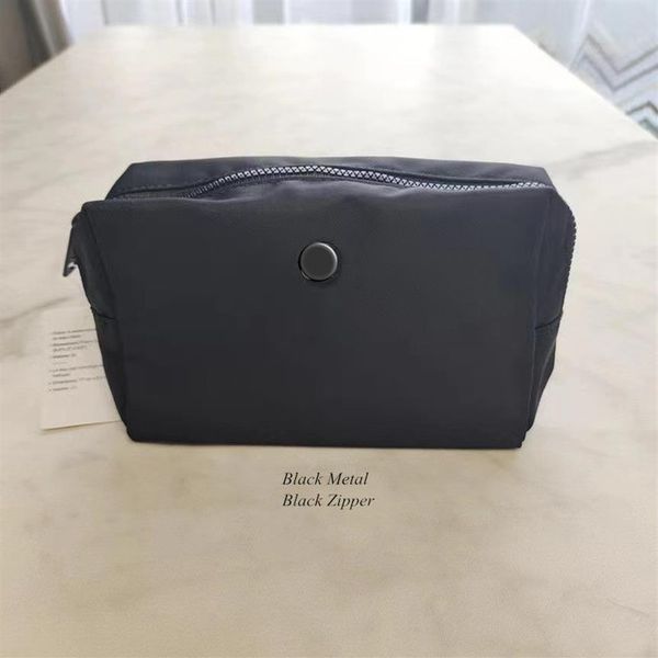

ll outdoor small things pouch bag gym makeup mini pochette bllack zipper fanny pack purses306h