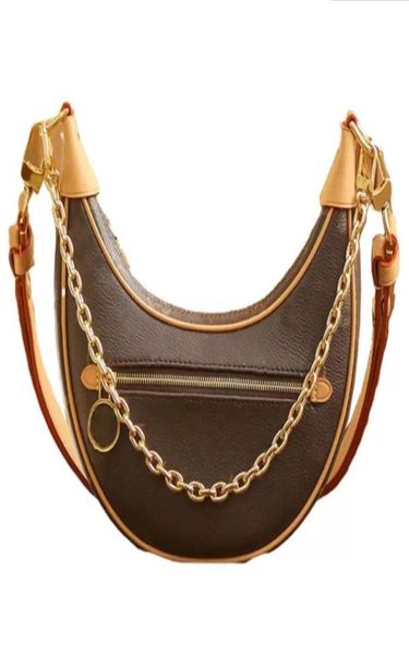 

tier designer loop bags m0n0gram canvas jacquard deinm womens purses crossbody shoulder chain bags zipper handbags ladies clut3131200, Red;black