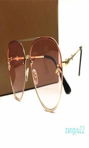 

wholesalnew bees sunglasses women trending luxury sunglasses retro metal frame fashion brand designer vintage lunettes accessories2464675, White;black