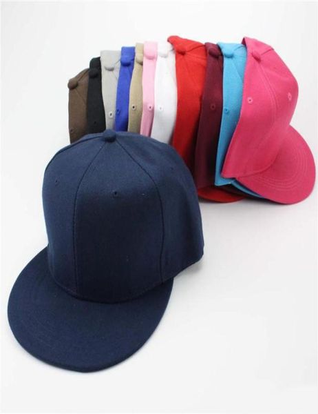 

12colors black snapback baseball caps hats for men and woman flat caps hip hop cap adjustable dance summer snapback whole2924888, Blue;gray