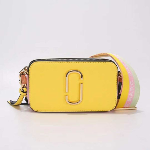 

luxury bag mj mj camera colored cowhide broadband women's crossbody shoulder fashion handbags