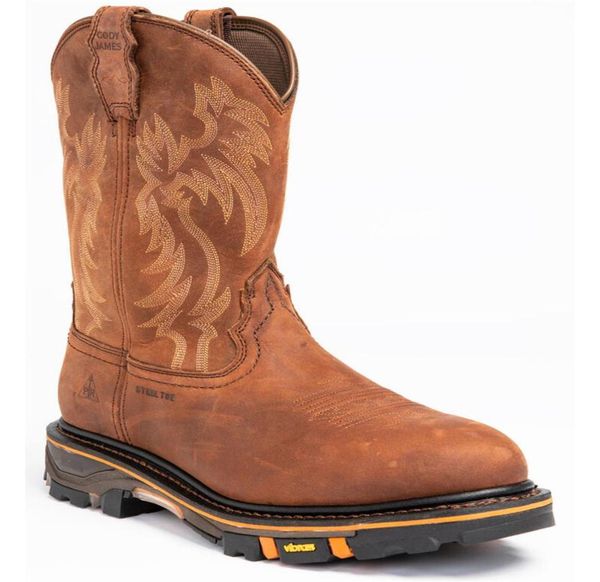 

men039s handmade embroidered round toe casual boots low heel comfortable western fashion trend work boots embroi leather lace a3720335