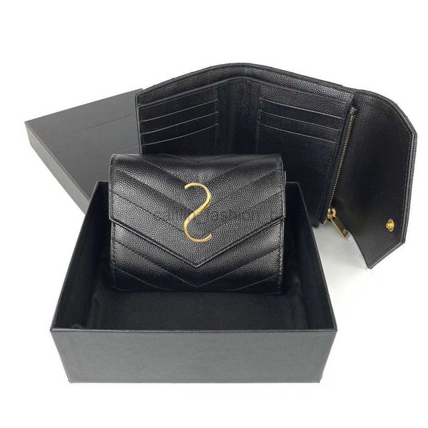

wallets classic cassandre leather caviar coin purses womens luxury designer wallet mens zip keypouch cardholder keyholder small purse card h, Red;black