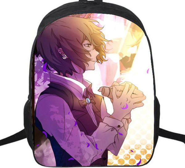 

dazai osamu backpack bungo stray dogs psionics power daypack cartoon schoolbag anime rucksack sport school bag outdoor day pack8547132