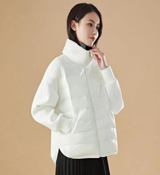 

22ss women039s yoga casual short down jacket outfit assorted color puffer coat sports winter outwear u8563119066