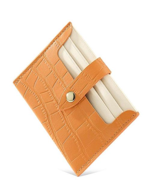 

card holders stone pattern women simple pu leather business holder lady hasp small coin purse wallet credit id pouch4700037, Brown;gray