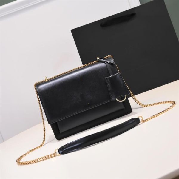 

fashion designer women bag handbag shoulder bags woman original box real leather cross body messenger bags283c