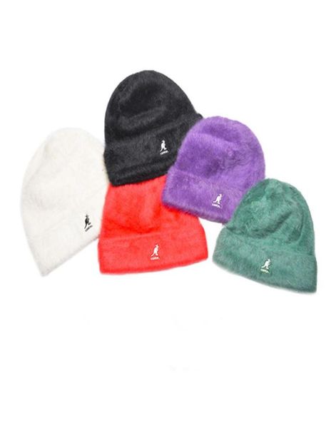 

20fw box logo kangol rabbit hair women039s cold hat warm outdoor sports street fashion gift5577511, Blue;gray