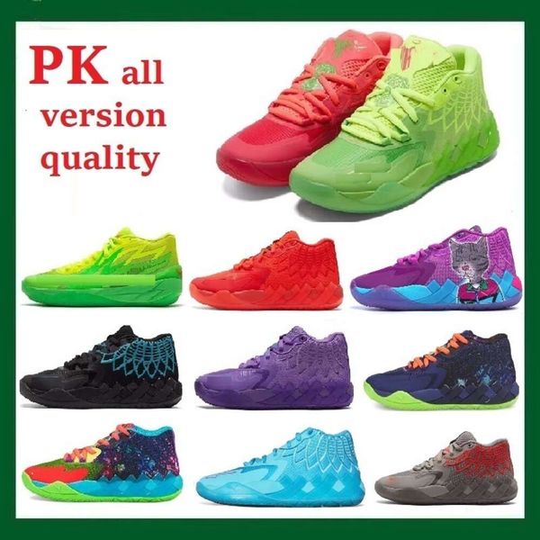 

new mb.01 rick and morty basketball shoes for sale lamelos ball men women iridescent dreams buzz city rock ridge red galaxy not from here ki, Black