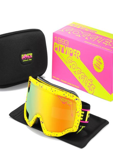 

designer women anti-fog goggles sunglasses uv400 protection eyewear big frame drive winter windproof man movement glasses 035021138, White;black