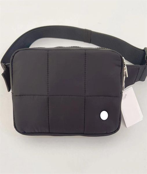 

quilted grid belt bag outdoor sport yoga waist bags women adjustable strap zipper cross body camera bag messenger designer fanny pack8577453