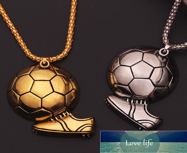

charm football soccer boots shoes basketball pendant necklace men boy children gift necklaces sporty style association jewelry fac9044406, Silver