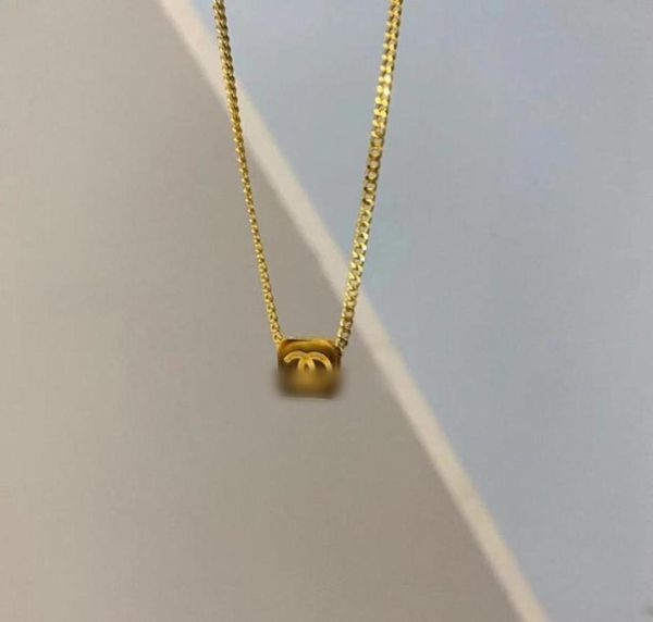 

luxury designer necklace for women party mens choker pendant chain crystal 18k gold plated brass copper brand cletter necklaces s39482158, Silver