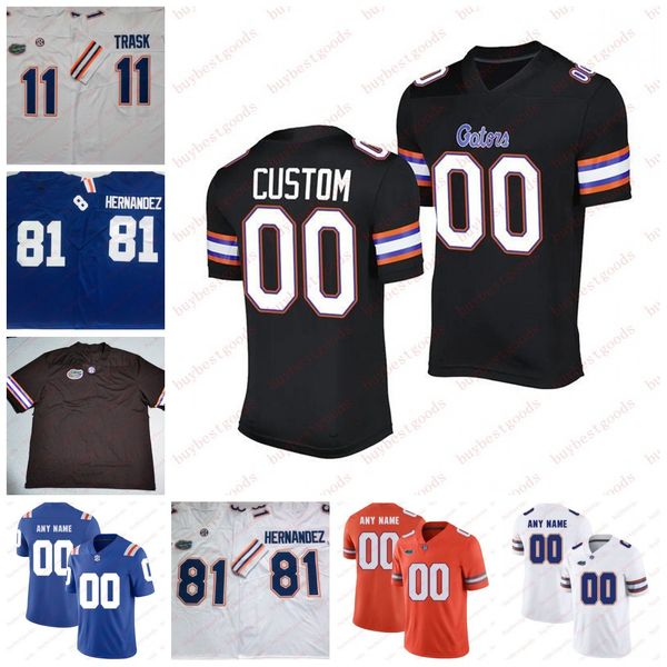 

custom florida gators football jersey marcus burke donovan mcmillon trey dean iii anthony richardson princely umanmielen devin moore david r, Black;red