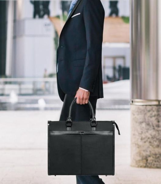 

briefcases waterproof 14 156 inch lapbag briefcase shockproof business handbags for men large capacity messenger shoulder6823156
